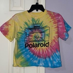 polaroid tie-dye tee size medium